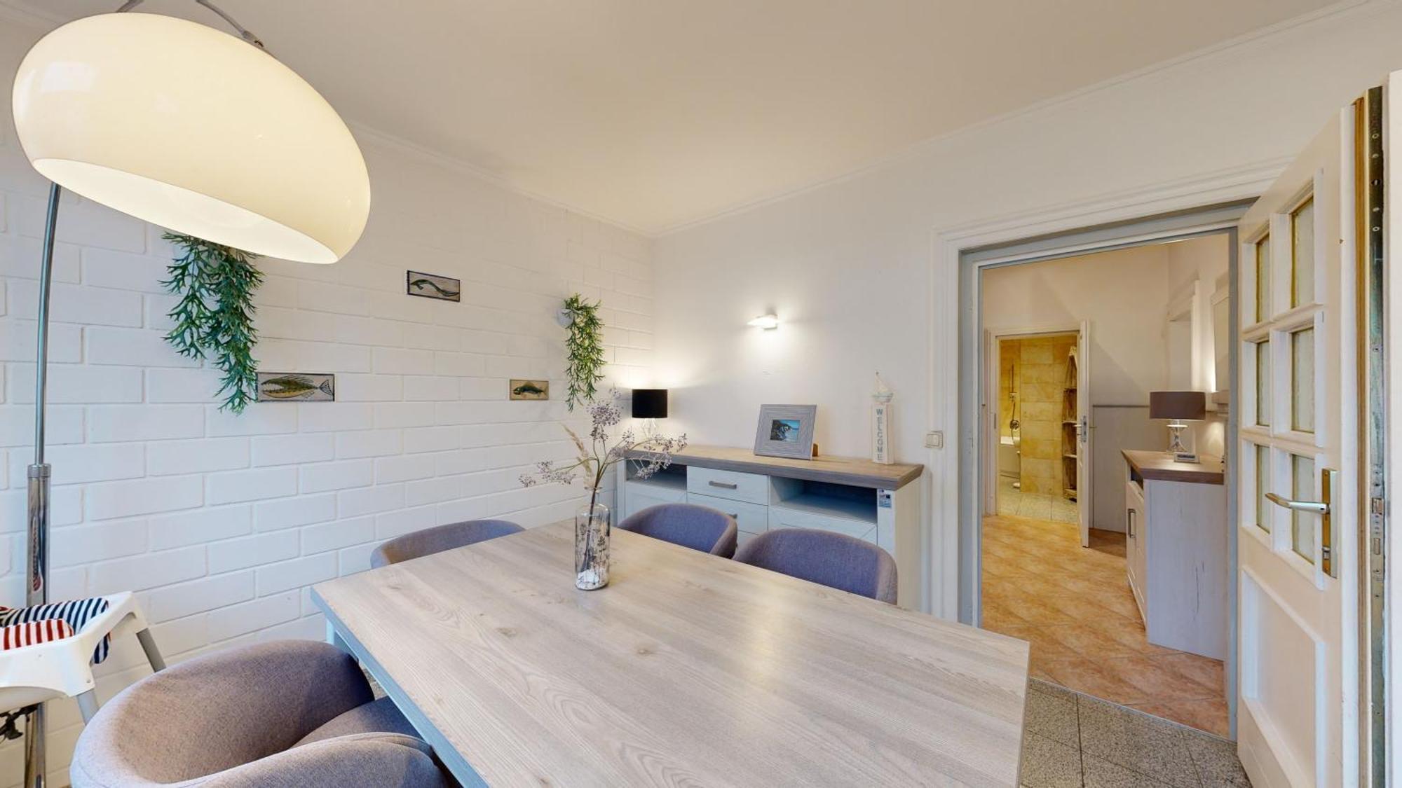 Strandnahe Fewo Mit Terrasse, Villa Vergissmeinnicht 01, Binz Esterno foto